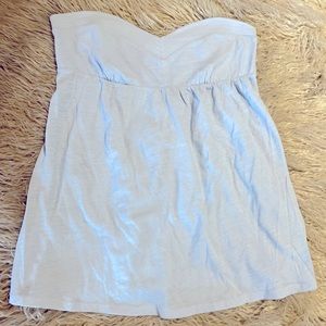 American Eagle Outfitters strapless babydoll top size L.